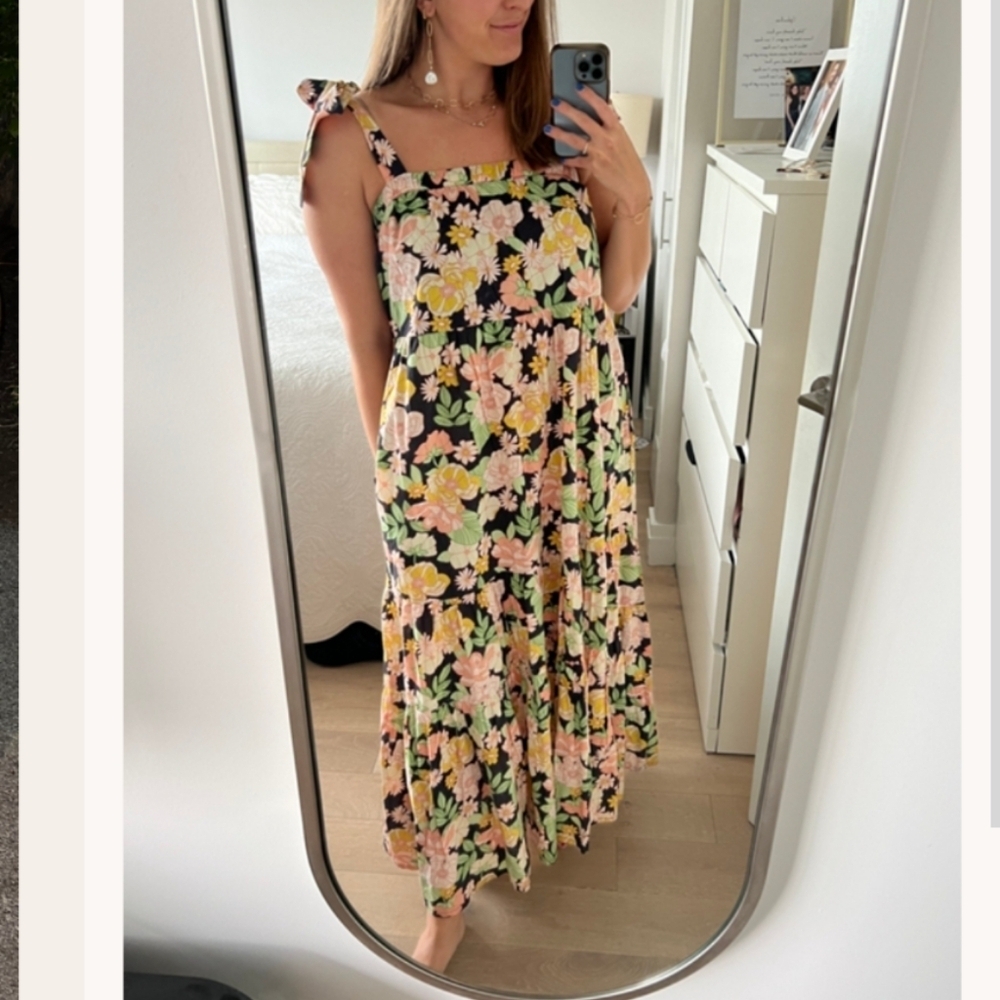 Anthropologie - Saltwater Luxe - Alanya Floral Maxi Dress - Picture 7 of 12